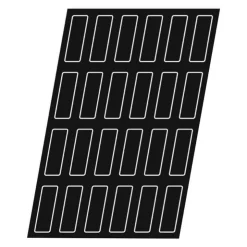 Flexipan 60x40 plaque de 24 cakes sans rainures 12x4 cm-Cerf Dellier Discount