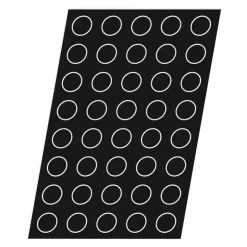 Flexipan 60x40 plaque de 40 cônes 5x4 cm-Cerf Dellier Clearance