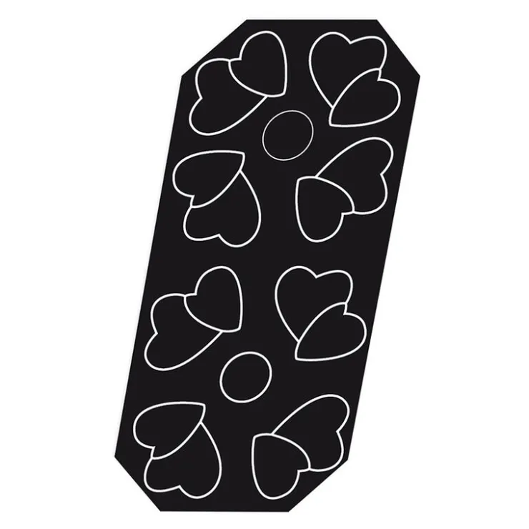 Flexipan 60x40 plaque de 8 coeurs entrelacés 12x11,3x3,5 cm-Cerf Dellier Hot