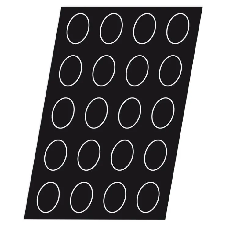Flexipan 60x40 plaque de 56 demi oeuf 55x35 mm-Cerf Dellier