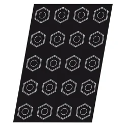Flexipan 60x40 plaque de 20 hexagones 8 cm-Cerf Dellier Sale