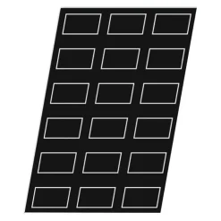 Flexipan 60x40 plaque de 18 lingots 10,2x5,8 cm-Cerf Dellier