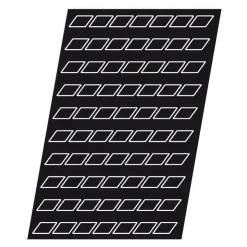 Flexipan 60x40 plaque de 70 losanges 60x3,5 cm-Cerf Dellier New