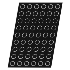 Flexipan 60x40 plaque de 54 mini-cylindres 3,8 cm-Cerf Dellier Discount