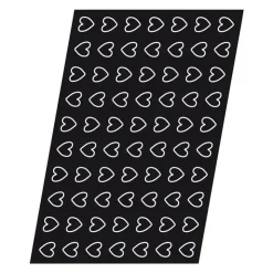 Flexipan 60x40 plaque de 70 mini-coeurs 4,1x3,8 cm-Cerf Dellier Sale