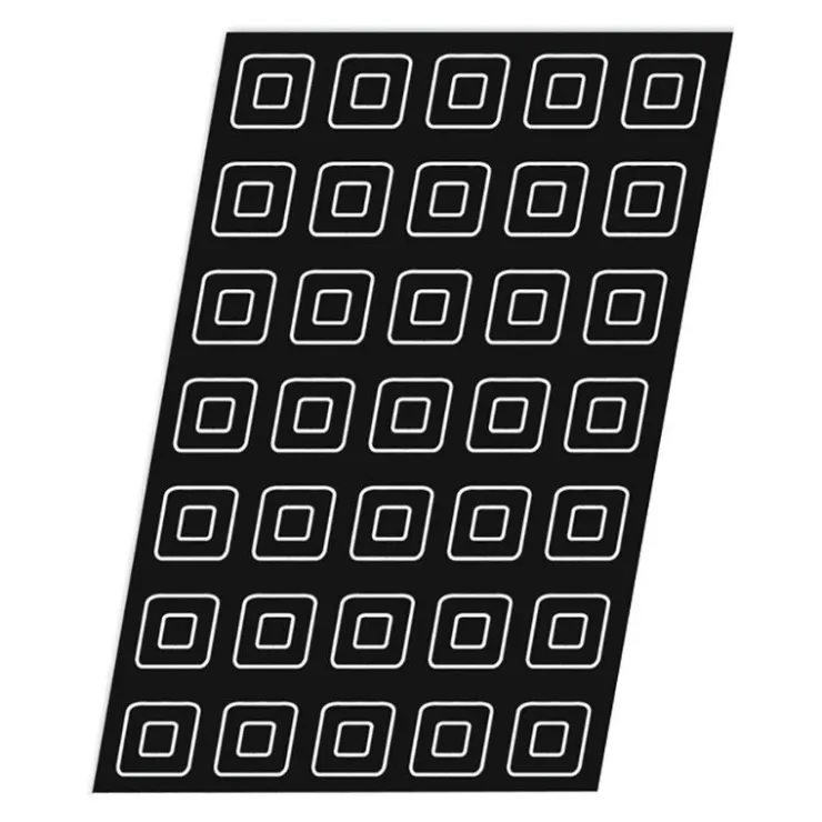 Flexipan 60x40 plaque de 60 mini-savarins 3,7x3,7 cm-Cerf Dellier Sale