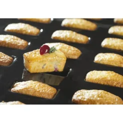 Flexipan 60x40 plaque de 56 mini-cakes droits bouchée 5x2,5 cm-Cerf Dellier Outlet
