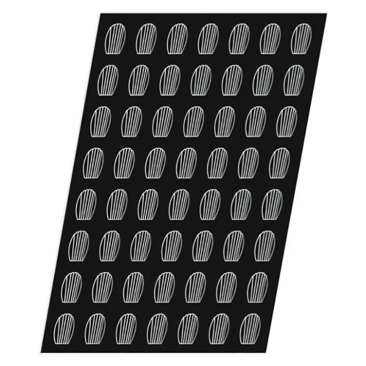 Flexipan 60x40 plaque de 56 mini-madeleines 5,2x3,5 cm-Cerf Dellier Discount