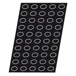 Flexipan 60x40 plaque de 50 mini-ondulos 5x3,5x2 cm-Cerf Dellier Discount