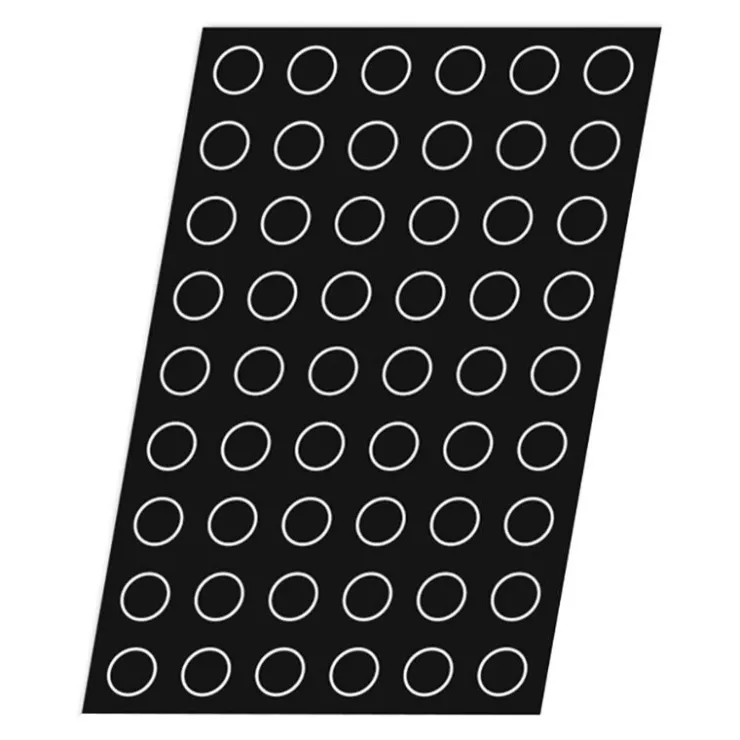 Flexipan 60x40 plaque de 54 mini-cylindres diamètre 3,8 cm hauteur 2 cm-Cerf Dellier Sale