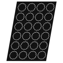 Flexipan 60x40 plaque de 24 mini-brioches cannelées 7,8 cm-Cerf Dellier