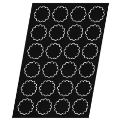 Flexipan 60x40 plaque de 24 mini-brioches cannelées 6,8 cm-Cerf Dellier