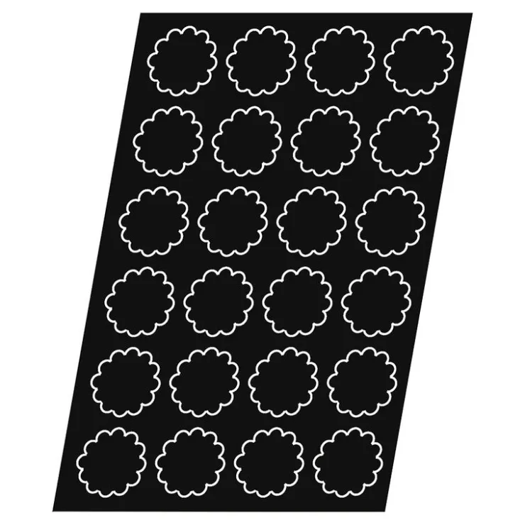 Flexipan 60x40 plaque de 24 mini-brioches cannelées 6,8 cm-Cerf Dellier