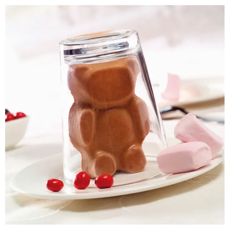 Flexipan 60x40 plaque de 18 nounours 9x6x2 cm-Cerf Dellier New