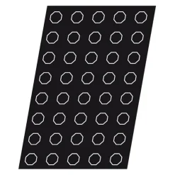 Flexipan 60x40 plaque de 40 octogones 4 cm-Cerf Dellier New