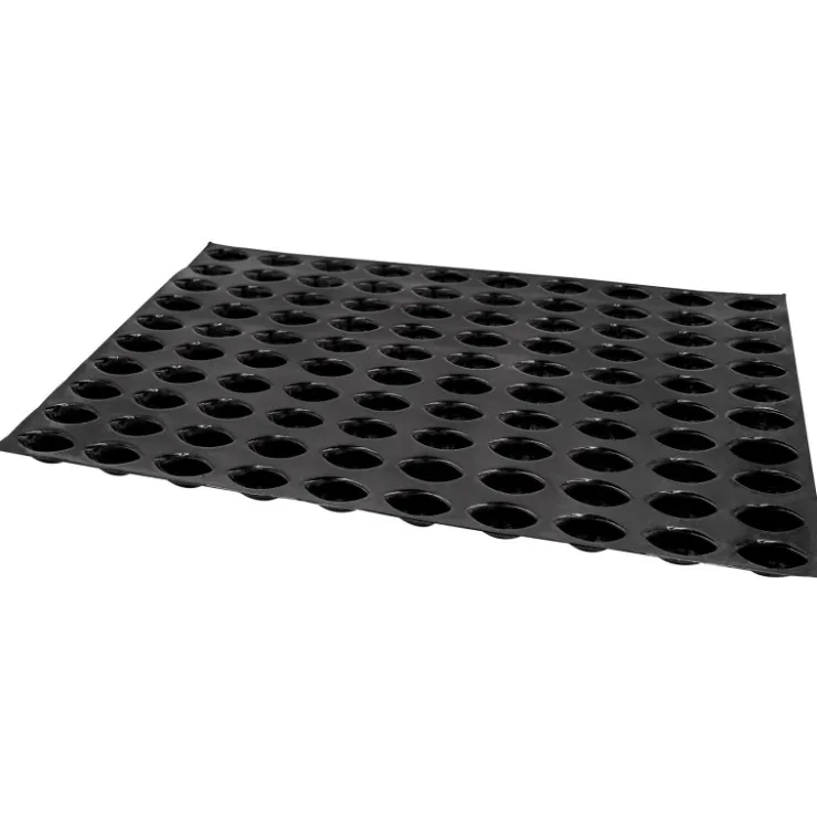 Flexipan 60x40 plaque de 100 petites quenelles 4,4x2,2x1,7 cm-Cerf Dellier Best