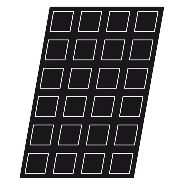Flexipan 60x40 plaque de 35 pyramides 5x5x3,5 cm-Cerf Dellier Hot