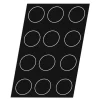 Flexipan 60x40 plaque de 12 quiches 10,5 cm-Cerf Dellier Best