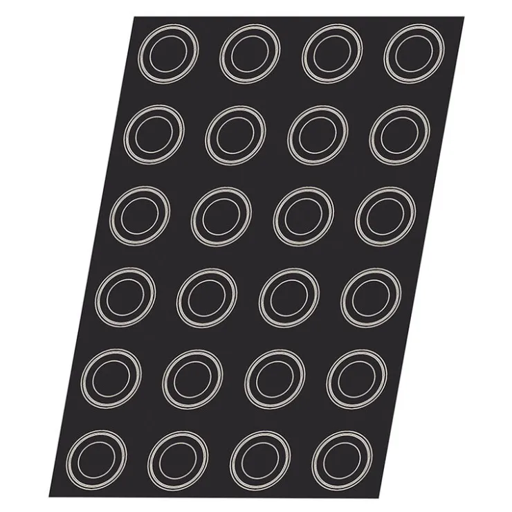 Flexipan 60x40 plaque de 24 ronds charmants 6,6 cm-Cerf Dellier Best