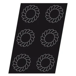 Flexipan 60x40 plaque de 6 saint honoré 15 cm-Cerf Dellier Hot