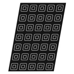 Flexipan 60x40 plaque de 24 savarins 7x7 cm-Cerf Dellier Hot