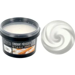 Fondant pâtissier blanc 300 g-Cerf Dellier Discount