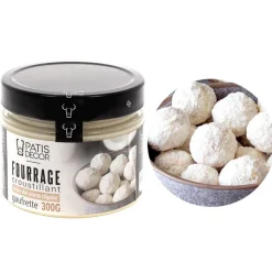 Fourrage croustillant noix de coco râpée & gaufrette - 300 g-Cerf Dellier Clearance