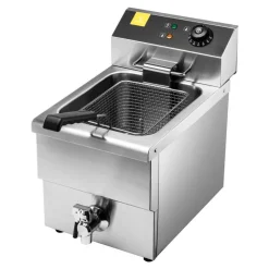 Friteuse électrique cuve emboutie 8 litres-Cerf Dellier