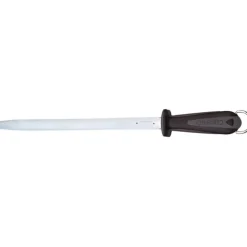 Fusil à aiguiser de boucher mèche ovale 30 cm-Cerf Dellier