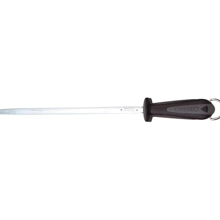 Fusil à aiguiser de boucher mèche ronde 30 cm-Cerf Dellier Clearance