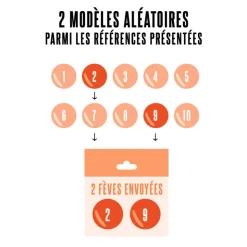Fèves thème "ingrédients du pâtissier" pour galette des rois (x 2)-Cerf Dellier Hot