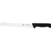 Giesser couteau à pain cranté manche noir inox 24 cm-Cerf Dellier Online