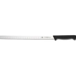 Giesser couteau à saumon alvéolé manche noir 31cm-Cerf Dellier Discount