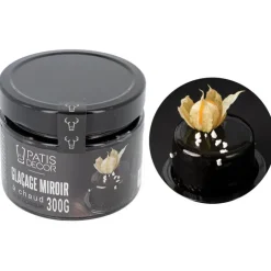 Glaçage miroir Noir 300 g-Cerf Dellier Outlet