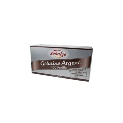 Gélatine en feuilles qualité Argent 1 kg-Cerf Dellier