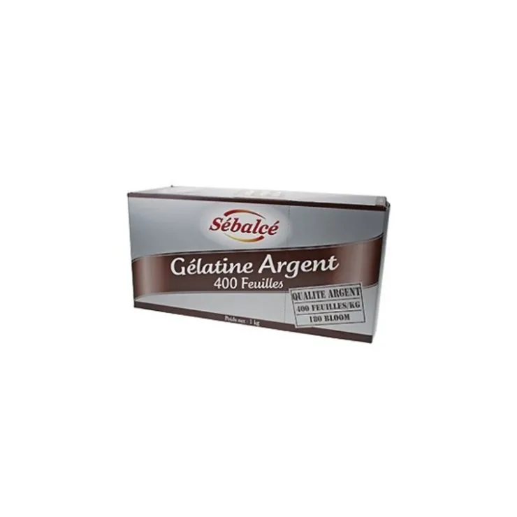 Gélatine en feuilles qualité Argent 1 kg-Cerf Dellier
