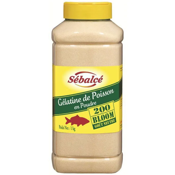 Gélatine poisson en poudre 200 Bloom 1kg Sébalcé-Cerf Dellier Outlet