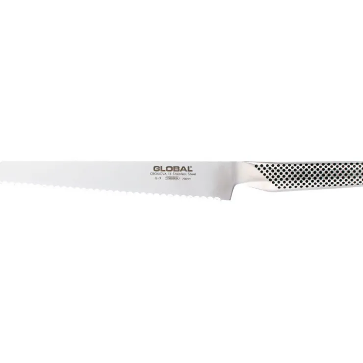 Global série G couteau à pain G9 inox 22 cm-Cerf Dellier Best