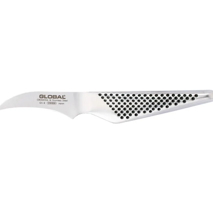 Global série GS couteau à peler GS8 inox 7 cm-Cerf Dellier