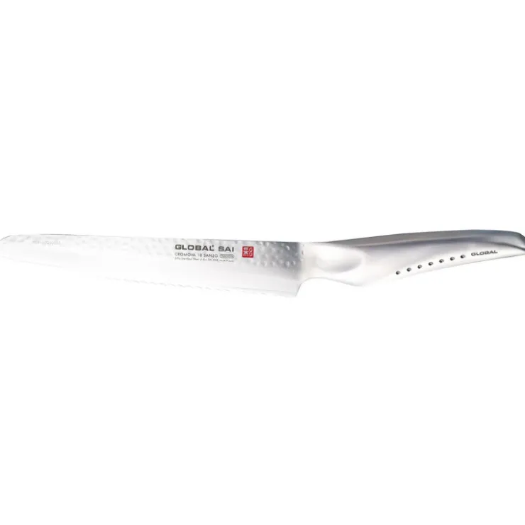 Global série Saï couteau a pain SAI-M04 17 cm-Cerf Dellier Discount