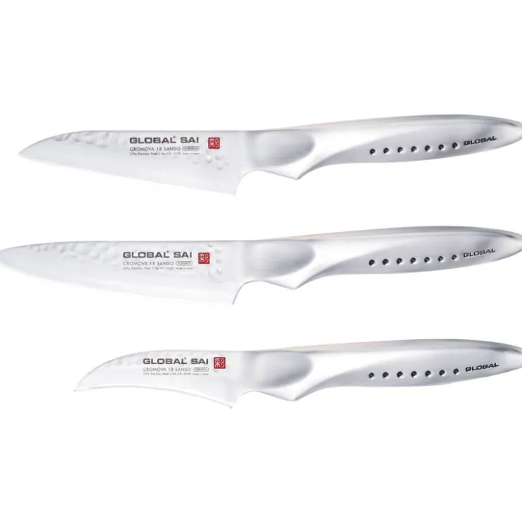 Global série Saï couteau d'office lame courbe SAI-S04R 6,5 cm-Cerf Dellier Clearance