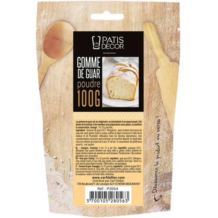 Gomme de guar 100 g-Cerf Dellier Discount