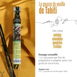Gousse de Vanille Tahiti (x2)-Cerf Dellier Online