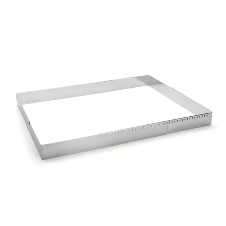 Grand cadre extensible inox rectangle Hauteur 5 cm De Buyer-Cerf Dellier Outlet