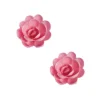 Grandes roses roses en azyme (x 6)-Cerf Dellier Clearance