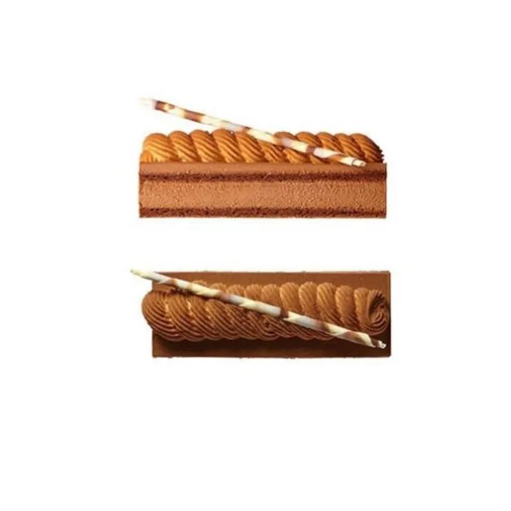 Grands bâtons de chocolat marbré Mona Lisa (± 115)-Cerf Dellier Discount