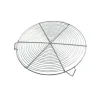 Grille à pâtisserie ronde nickelée avec pieds 28 cm-Cerf Dellier Discount