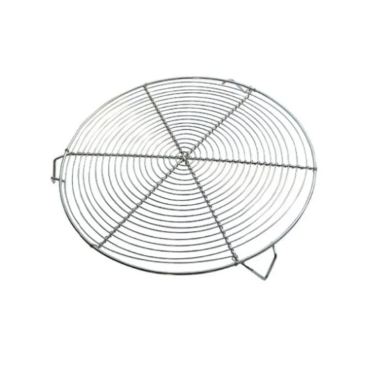 Grille à pâtisserie ronde nickelée avec pieds 28 cm-Cerf Dellier Discount