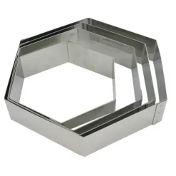 Hexagone à mousse inox ht 4,5 cm-Cerf Dellier New