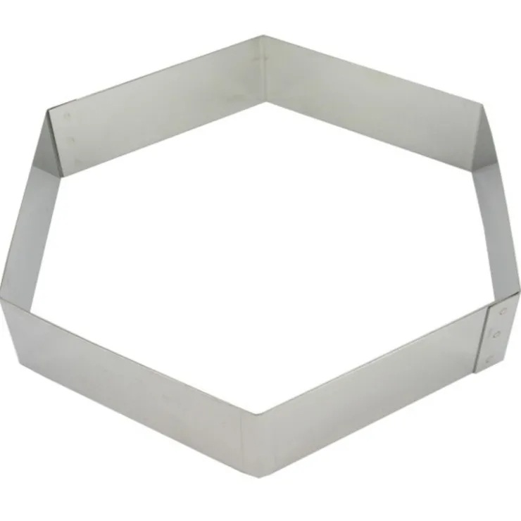Hexagone à mousse inox ht 4,5 cm-Cerf Dellier New